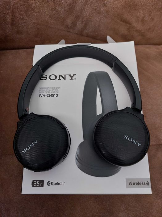 Sony WH-CH510 - Słuchawki bezprzewodowe Bluetooth + Pudełko