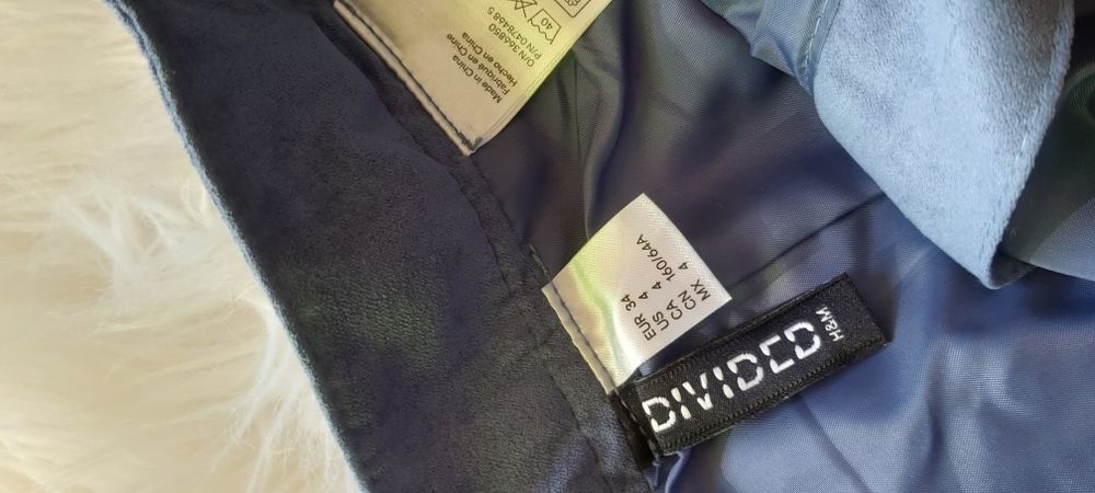 Spodniczka H&M trapez trapezowa na zamek mini dopasowana divided