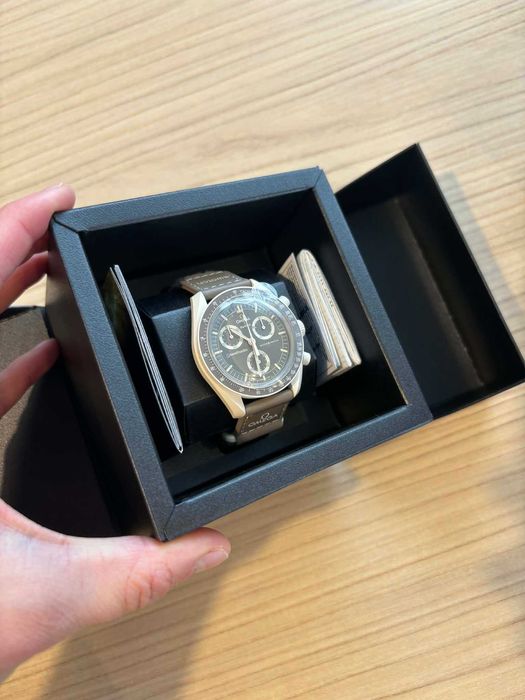 Swatch x Omega Bioceramic Moonswatch Mission On Earth Desert