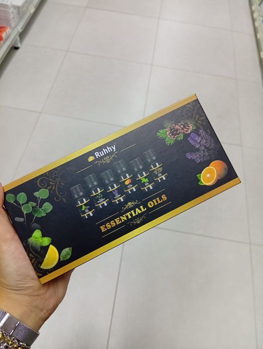 Conjunto de Óleos de Fragrância Naturais - 6 Aromas (10ml)