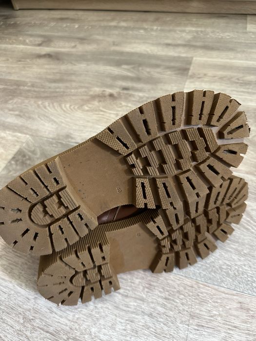 Чоботи, шкіра, ботинки з хутром , 40 розмір, 26 см довжина устілки