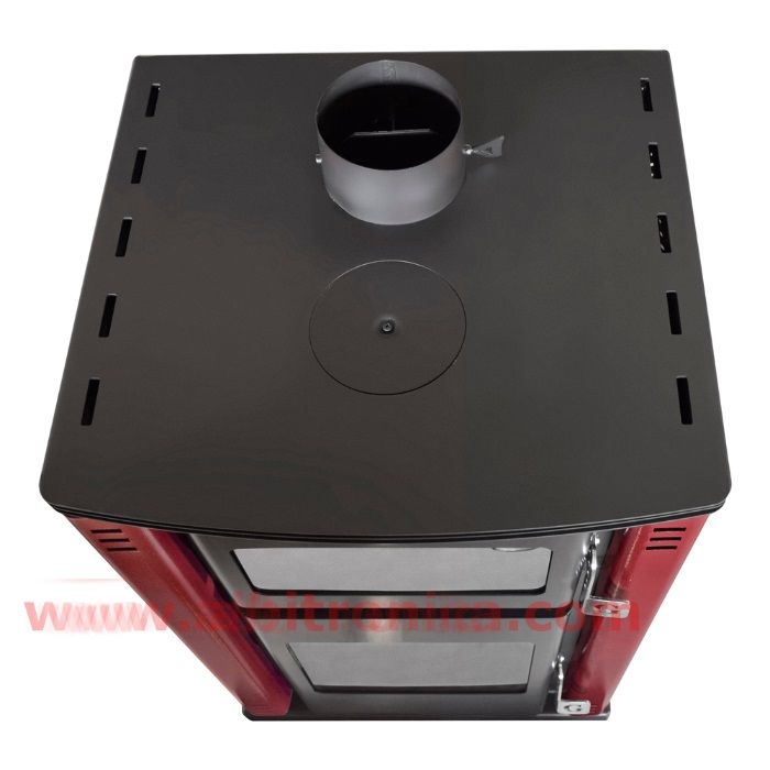 Salamandra com Caldeira Lenha 30Kw para Aquecimento Central.