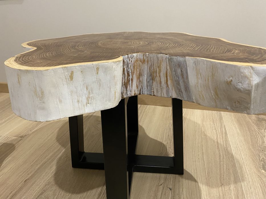 Столик зі слебу акації, кавовий столик, журнальний столик