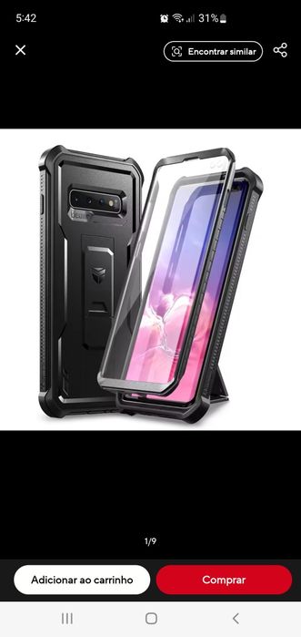 caso à prova de choque para Samsung Galaxy S10+ Plus