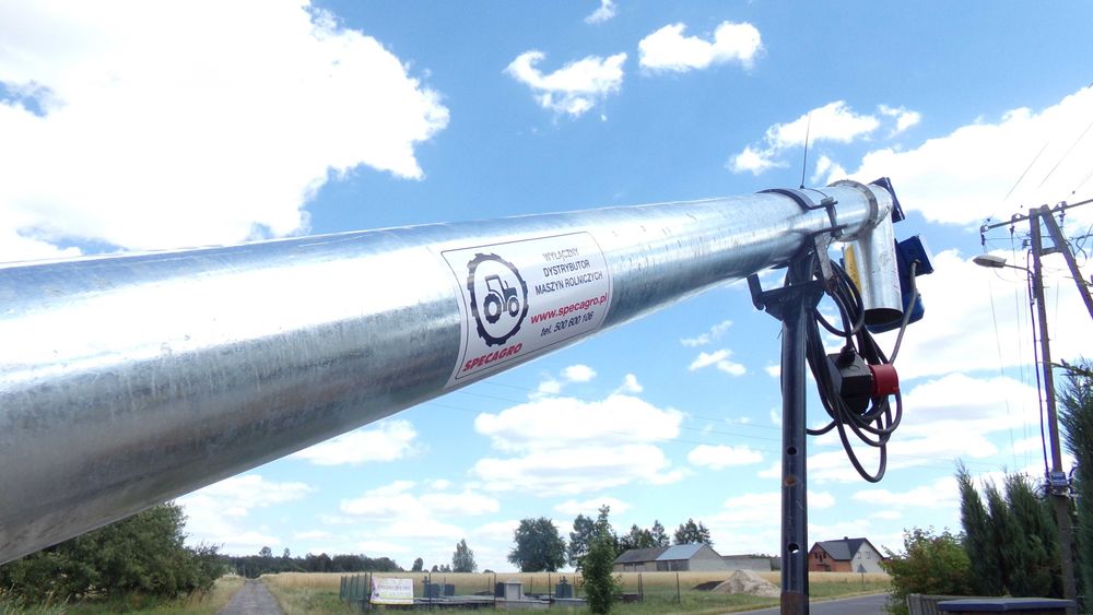 Elementy ocynkowane ! Przenośnik zbożowy Fi 110 140 ! Motoreduktor