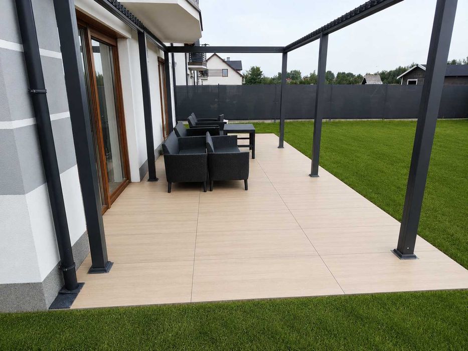 Płytki tarasowe gresowe drewnopodobne Suomi Cream 60×120×2 cm – 32 szt. / 23,04 m²