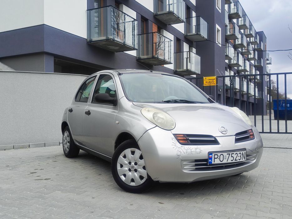 Nissan Micra 2003r 1.2 wspomaganie elektryka klima opłaty 06.2026:
