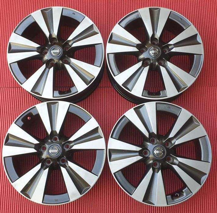 4343-Jantes 17 5x114.3 Originais Nissan Leaf Pulsar Juke etc.