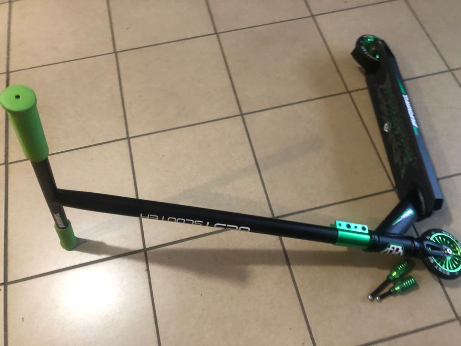 Бесшумный очень прочный трюковый самокат Burning,HIC система