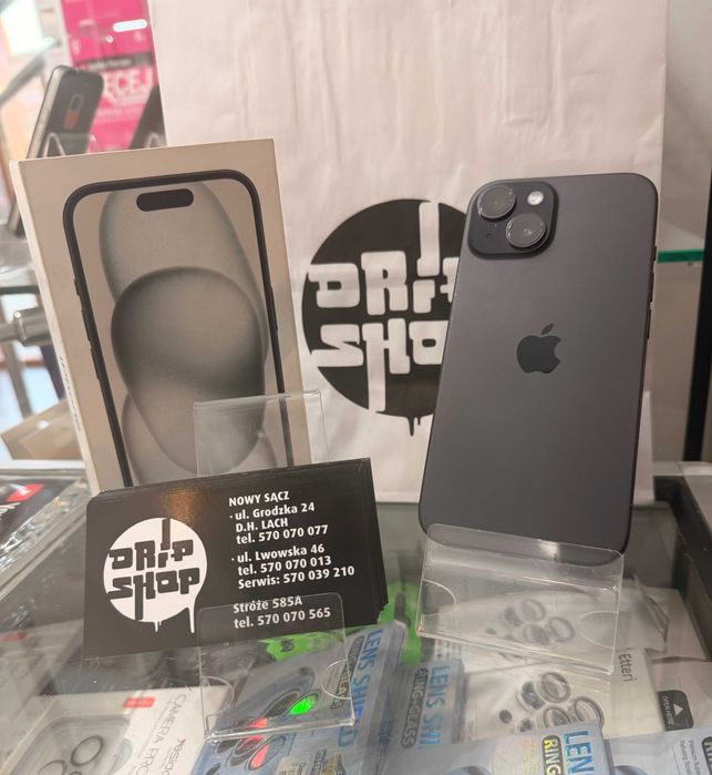 Iphone 15 128GB Bateria 100% Gwarancja/SklepGSM/STRÓŻE