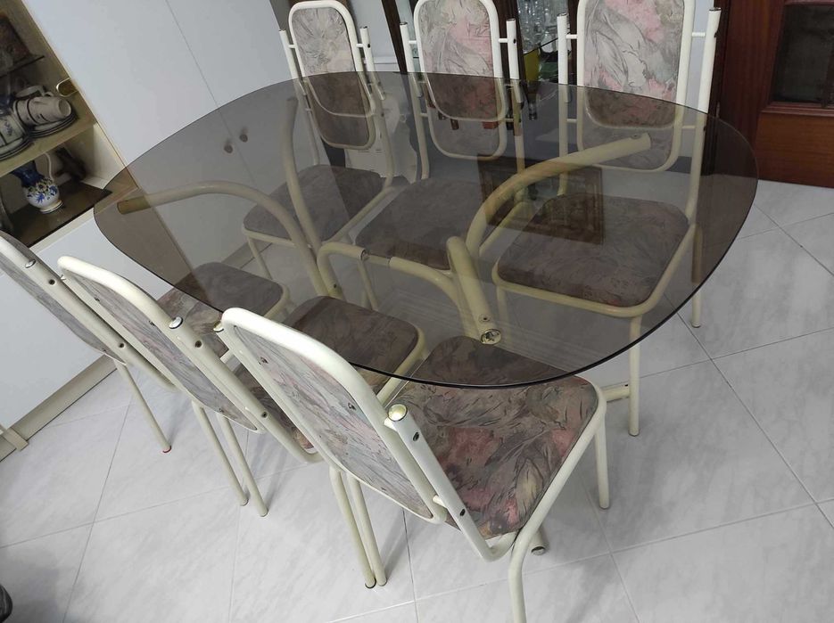 Mesa de jantar vidro