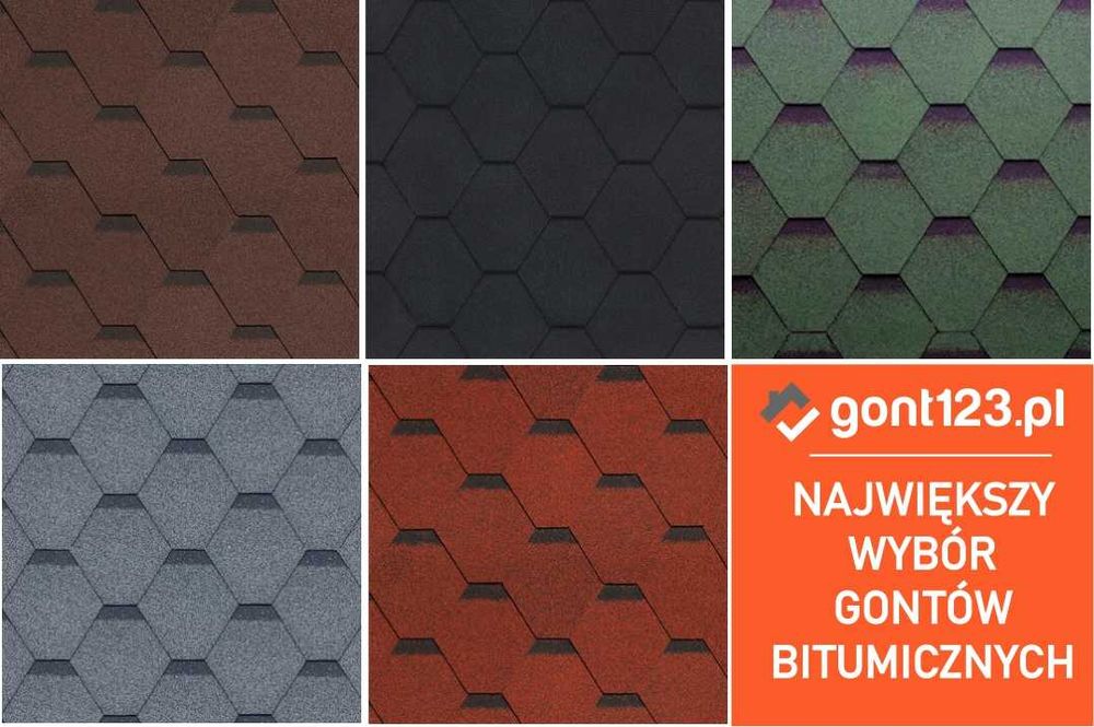 Gont Bitumiczny HEXAGONAL [MIDA] Standard