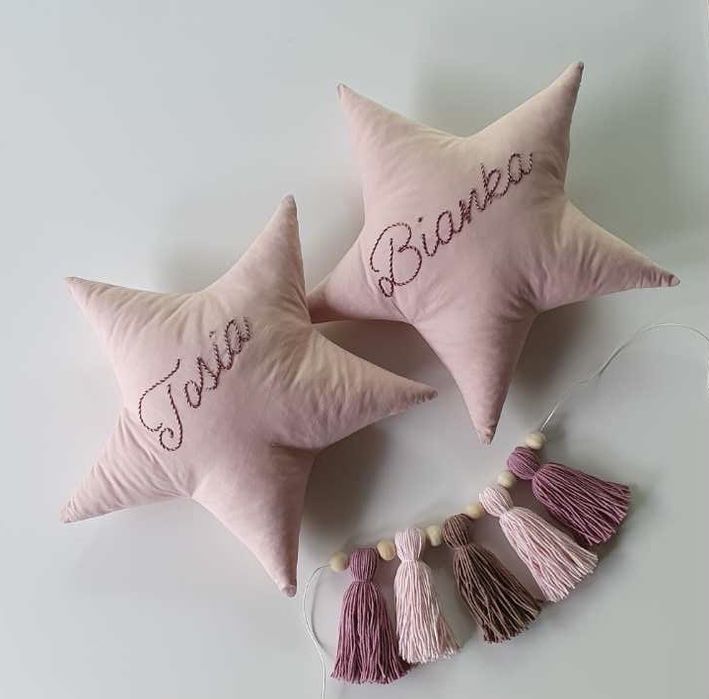 Poduszka gwiazda personalizowana imie