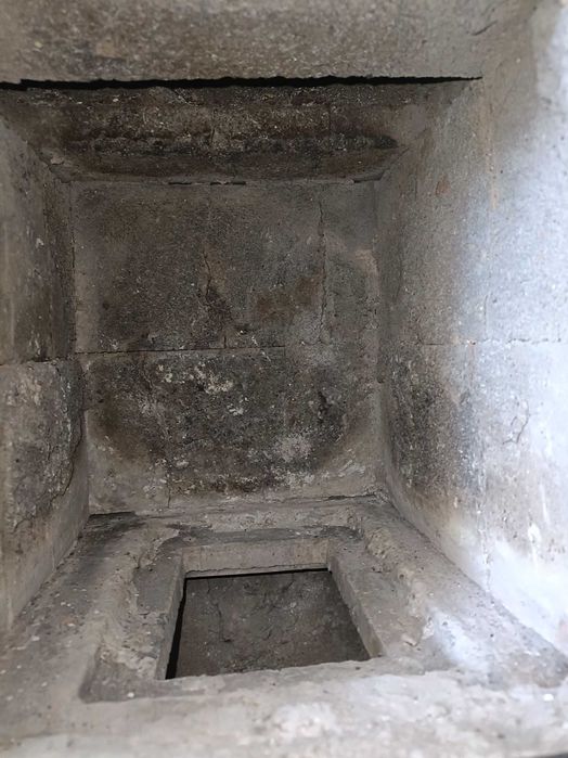 Piec Kaflowy ceramiczny kominek ręcznie robiony wymiary 46x46x107