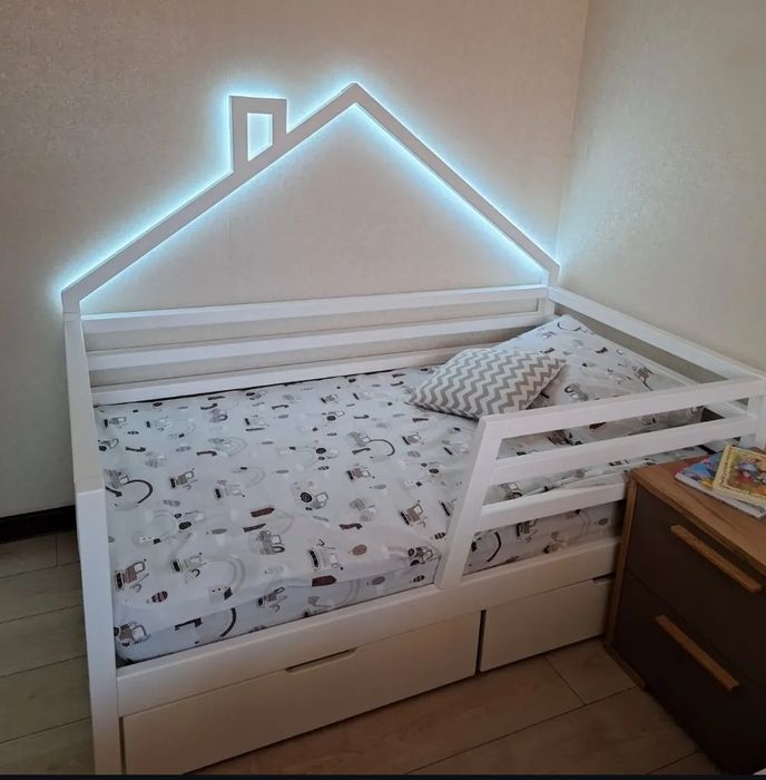 Дитяче ліжко будиночок ліжечко домік будинок вігвам Детская кровать