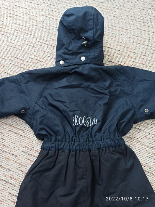 Granatowy zimowy kombinezon dla chłopca 1-1, 5roku 86 Skogstad