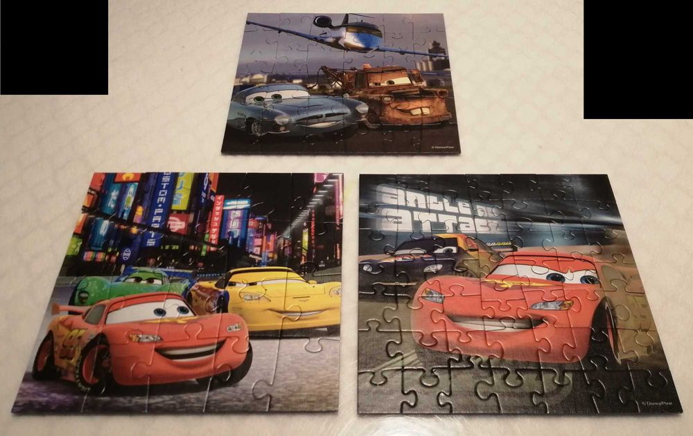 Auta, Cars, 3w1, 34073, Trefl, 20, 36, 50 (Puzzle) Czeladź