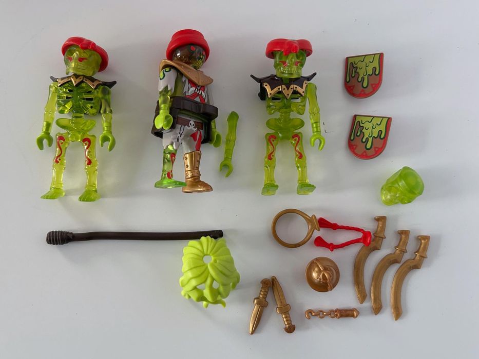 Playmobil novelmore tron gromu gromowładnego 3 szkielety