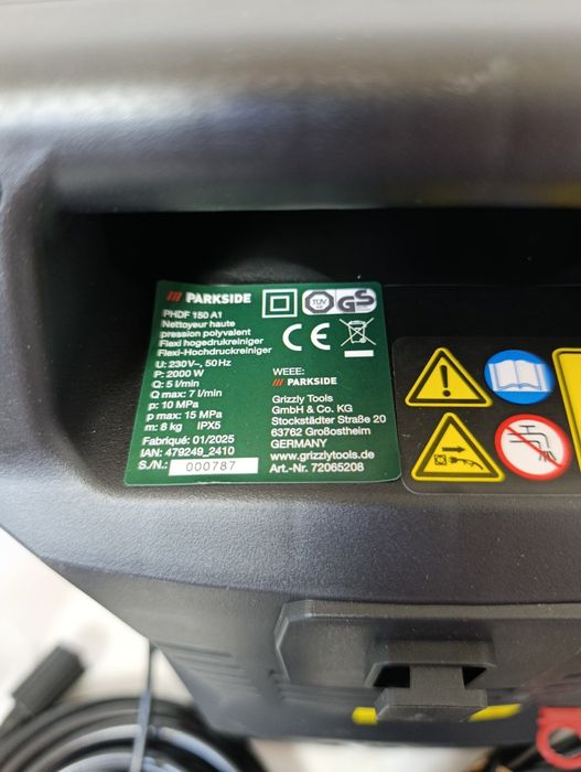 Акц! Оригн PARKSIDE PHDF 150 A1, мийка високого тиску, мойка, парксайд, мінімийка