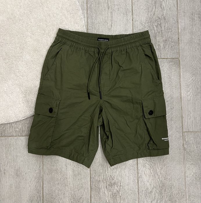 Marshall Artist Cotton Ripstop Shorts Khaki