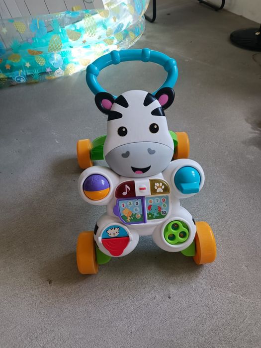 Fisher-Price, interaktywny pchacz, Zebra