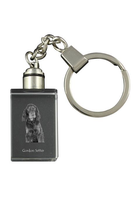 Seter szkocki brelok kryształowy z psem Art-Dog