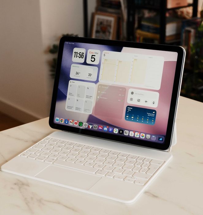 Klawiatura Apple Magic Keyboard biała do ipada Air i Pro 11 cali A2261