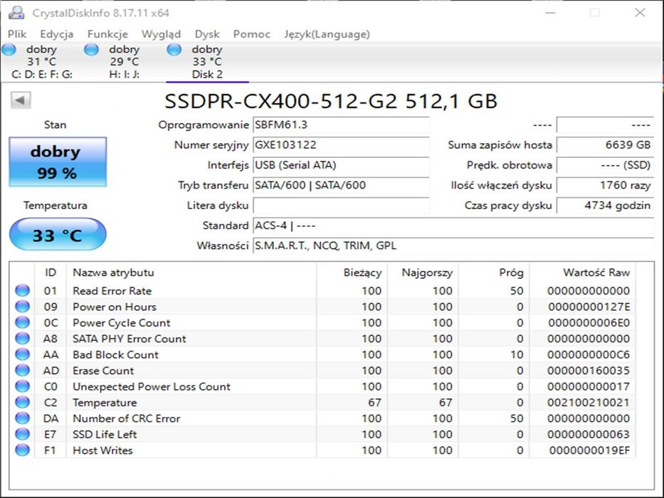 SSD 512GB GoodRAM