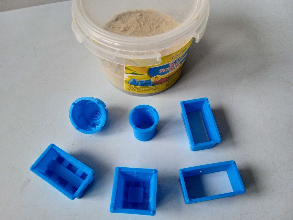 Цветной кинетический песок