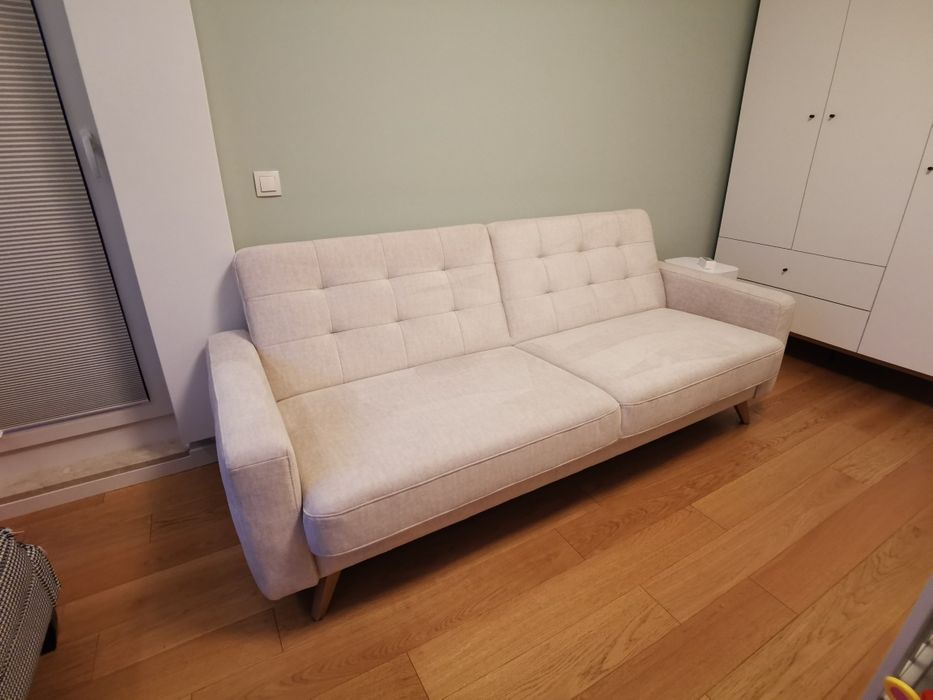 Kanapa rozkłada beżowa , Sweet sit, Nappa