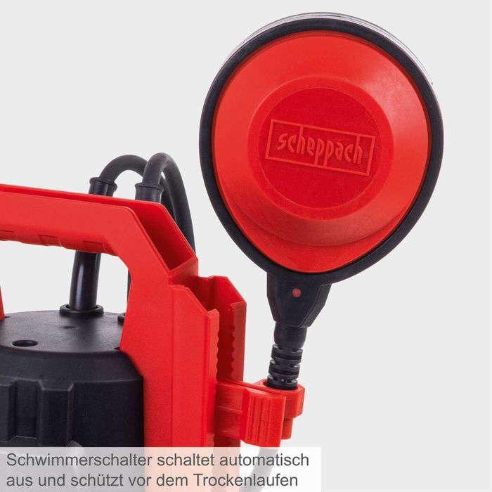 Комбінований насос для стічних вод Scheppach DWP400 - 400 Вт