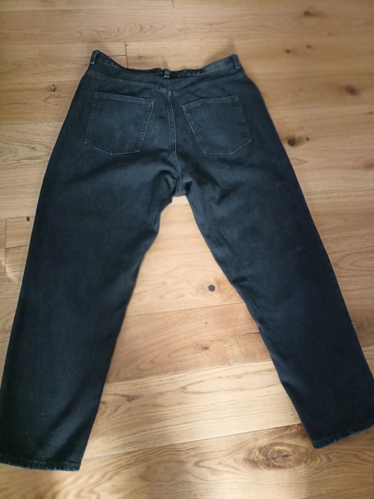 Spodnie jeansowe Monki high waist Ballon Leg