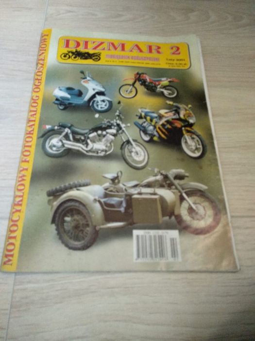 Pismo, gazeta, czasopismo, magazyn motocyklowy luty 2001