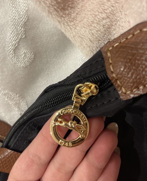 Longchamp mala preta