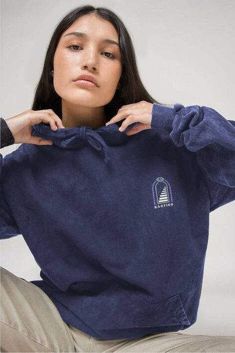 Bluza fioletowa z nadrukiem Kaotiko XL
