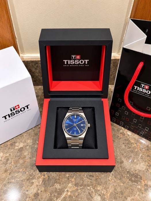 Relogio Tissot PRX Azul escuro