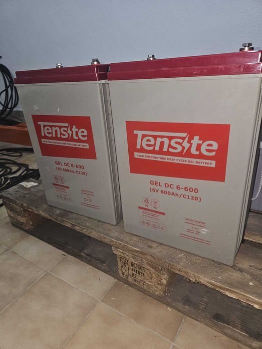2 Baterias 6V 600Ah ( Banco 12V 600Ah)