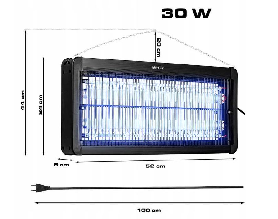 Lampa owadobójcza VAYOX IKV-30W