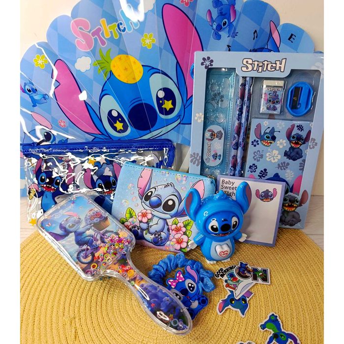 Практичний подарунковий набір Стіч, іграшка, канцтовари. Пишіть.