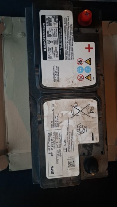 Акумулятор bmw бмв 12V 105Ah 950A