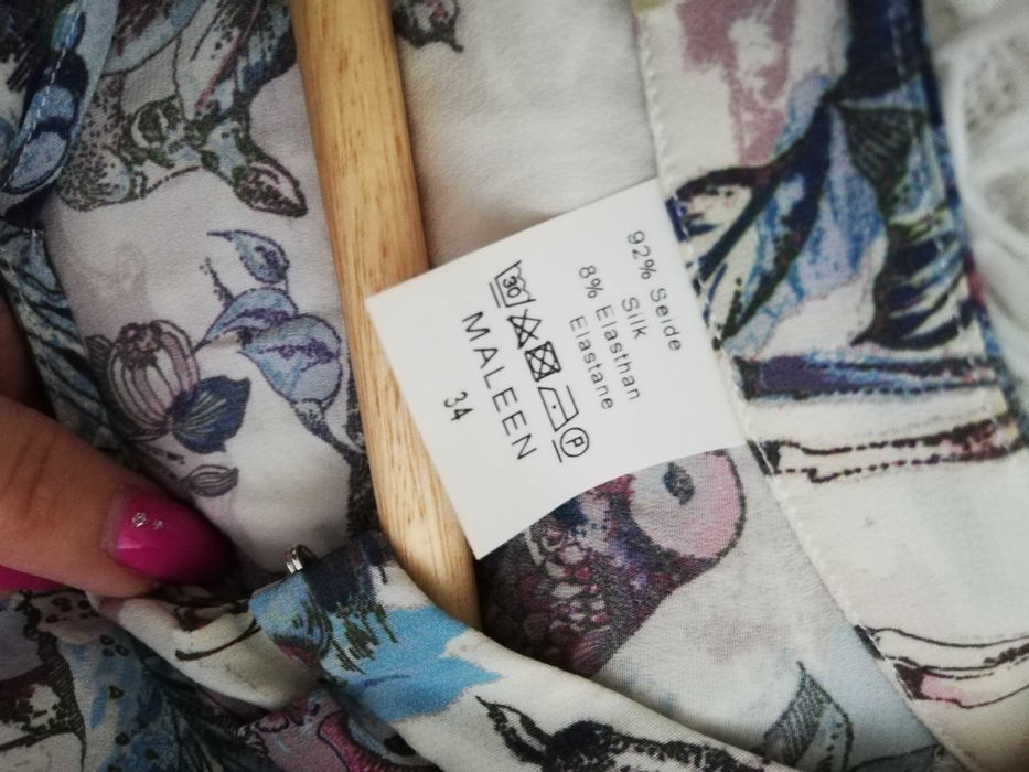 bluzka van laack jedwab xs s bluzka van laack 34 36 xs s silk