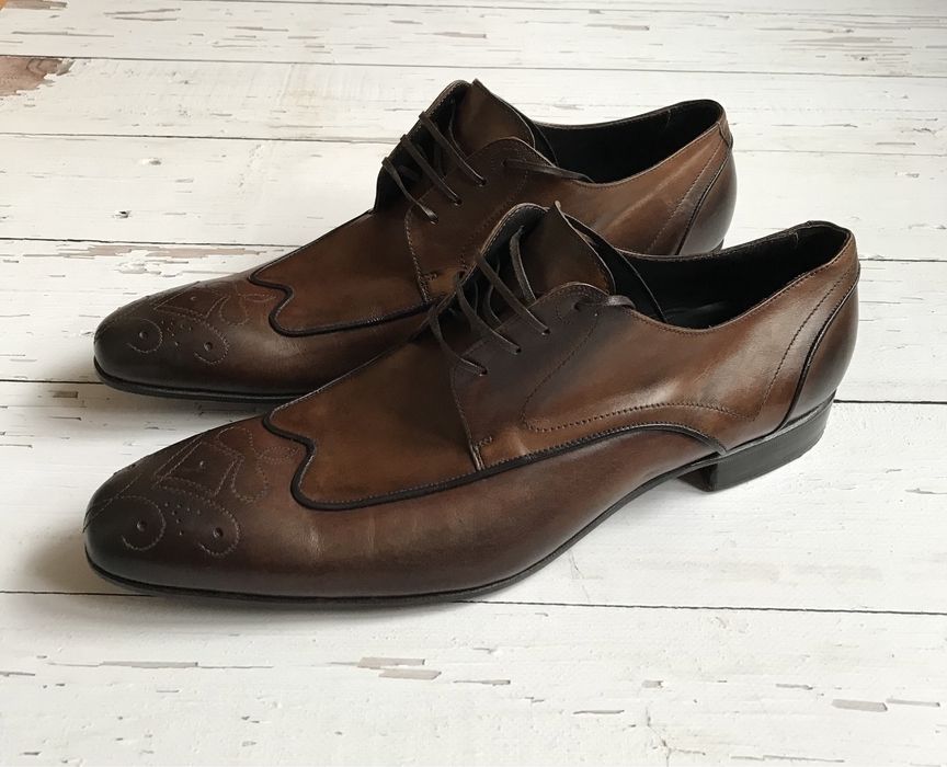 Eleganckie Buty Męskie Doucal’s Italia 45 Skóra Unikat Nowe !