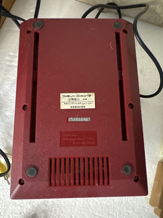 Konsola Nintendo Famicom - mod AV, zasilacz, gry - japoński Pegasus