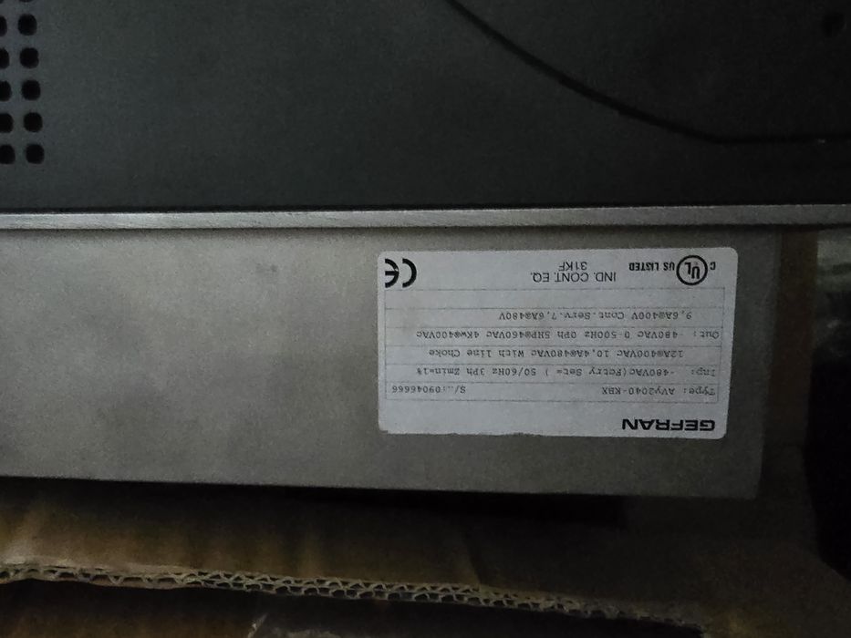 Variador de frequência 4kw Gefran