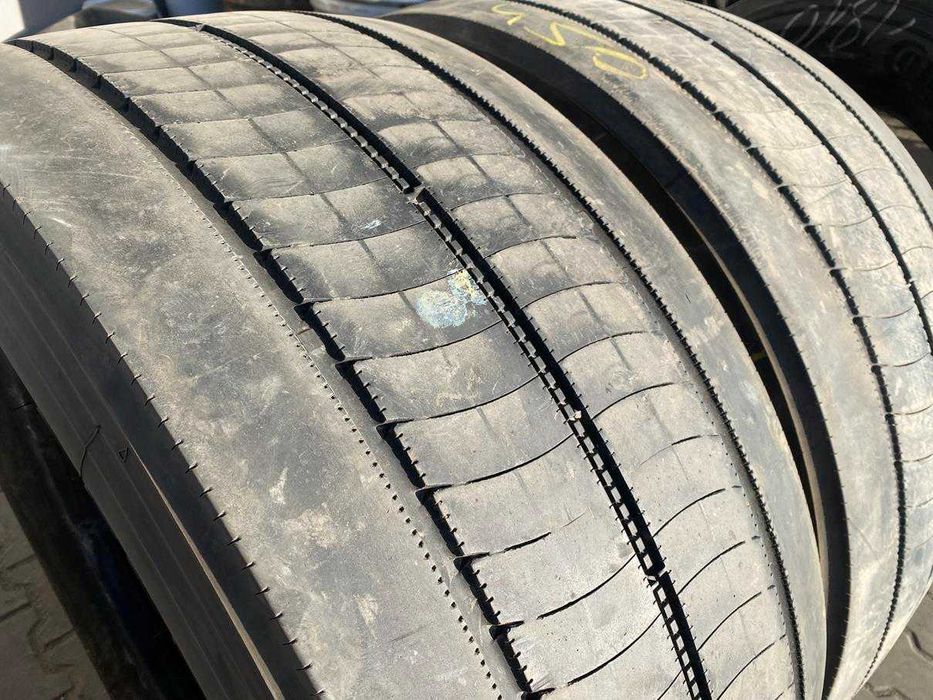 Opony używane przód 385/55R22.5 BRIDGESTONE ECOPIA H-STEER 002 / 8-9mm