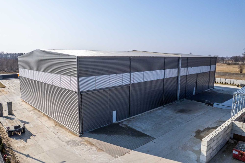 Hala Magazynowa 30x60x11,4m Blaszana 1800m2 Magazyn Stalowa