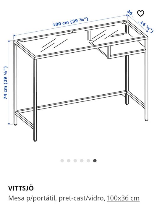 Mesa portátil ikea
