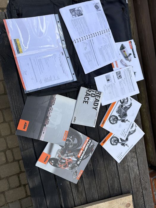 Ktm 690 duke 2012 ksiazki serwisowe komplet