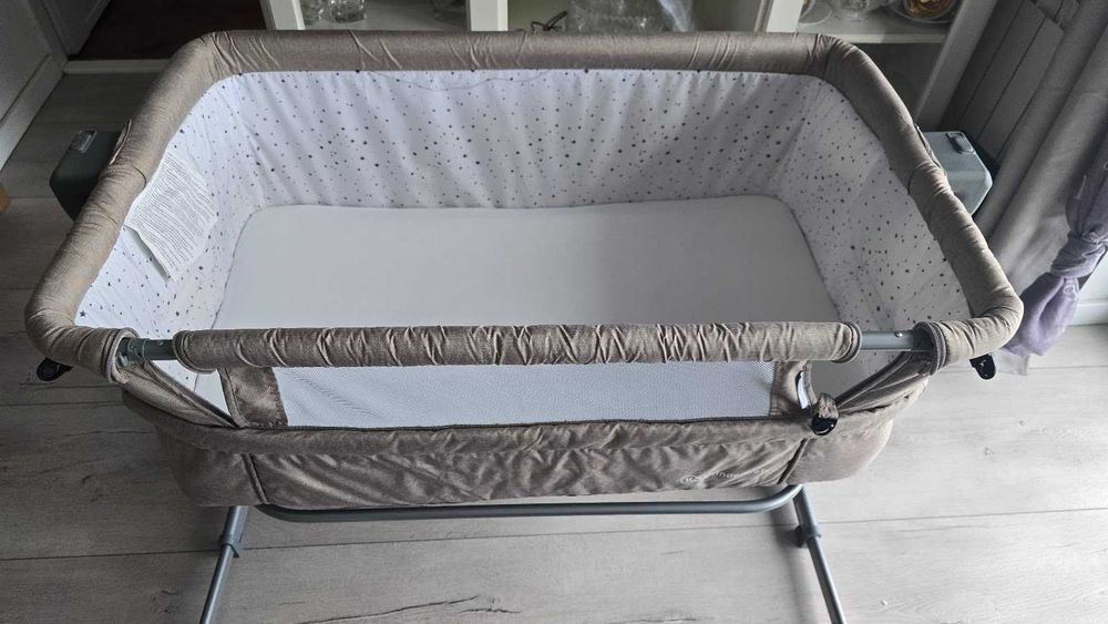 Łóżeczko dostawne KINDERKRAFT Neste Up 2w1 Beżowy max 9kg