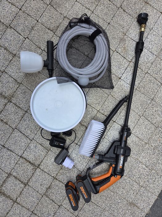 Myjka akumulatorowa WORX Hydroshot WG629E.1 zestaw kompletnyf